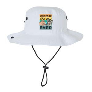 The Coolest Cat Dad Ever Legacy Cool Fit Booney Bucket Hat