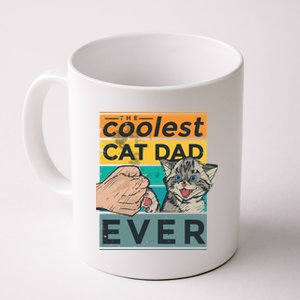 The Coolest Cat Dad Ever Coffee Mug