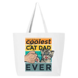 The Coolest Cat Dad Ever 25L Jumbo Tote