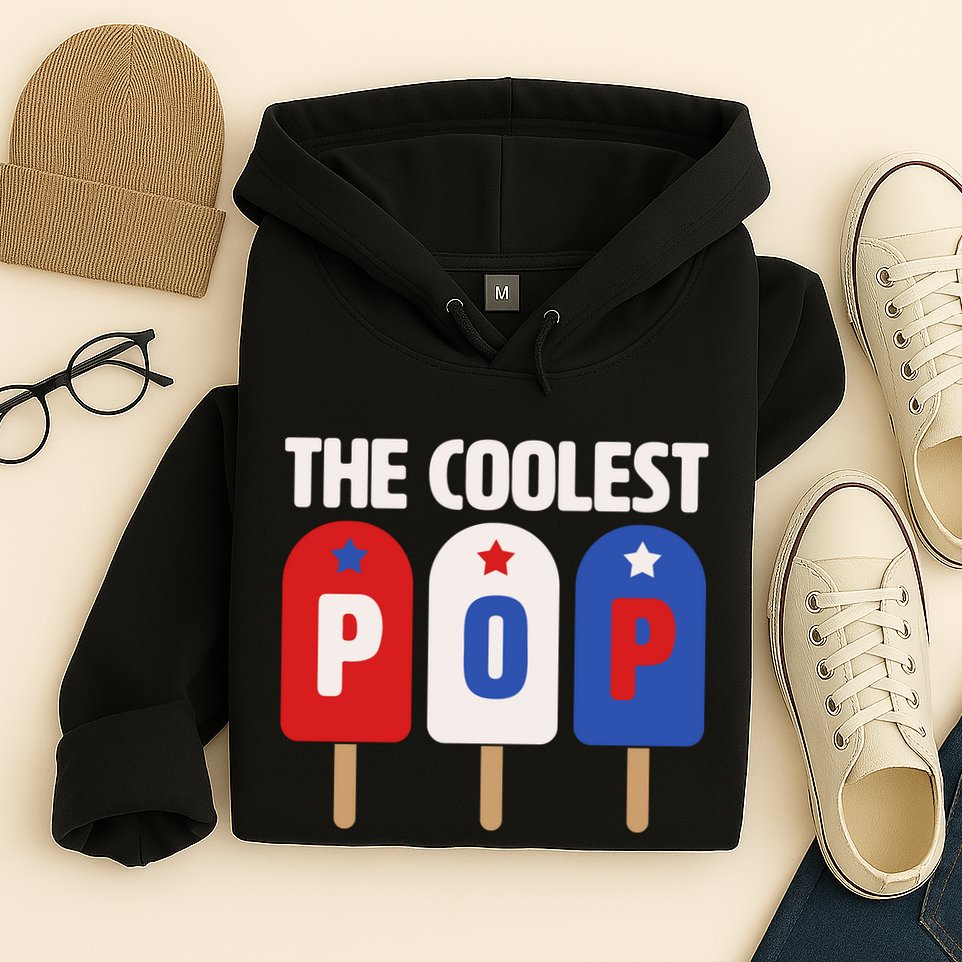 The Coolest Pop Happy Father's Day Popsicles Hoodie