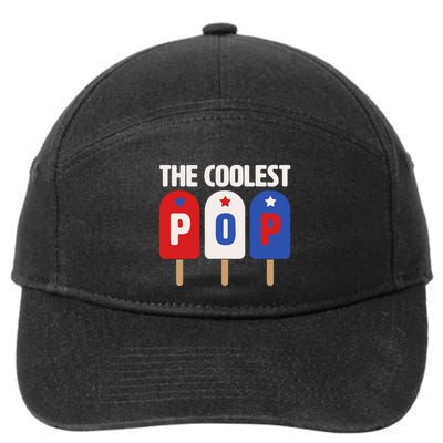 The Coolest Pop Happy Father's Day Popsicles 7-Panel Snapback Hat
