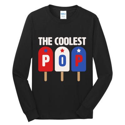 The Coolest Pop Happy Father's Day Popsicles Tall Long Sleeve T-Shirt
