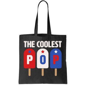 The Coolest Pop Happy Father's Day Popsicles Tote Bag