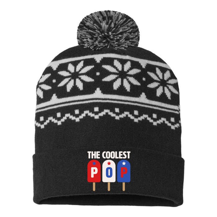 The Coolest Pop Happy Father's Day Popsicles USA-Made Snowflake Beanie