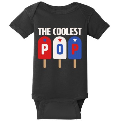 The Coolest Pop Happy Father's Day Popsicles Baby Bodysuit