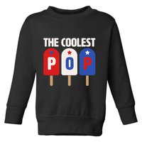 The Coolest Pop Happy Father's Day Popsicles Toddler Sweatshirt