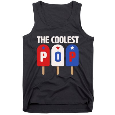The Coolest Pop Happy Father's Day Popsicles Tank Top