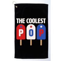 The Coolest Pop Happy Father's Day Popsicles Golf Towel
