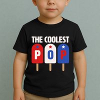 The Coolest Pop Happy Father's Day Popsicles Toddler T-Shirt