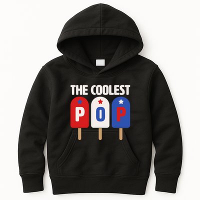 The Coolest Pop Happy Father's Day Popsicles Kids Hoodie