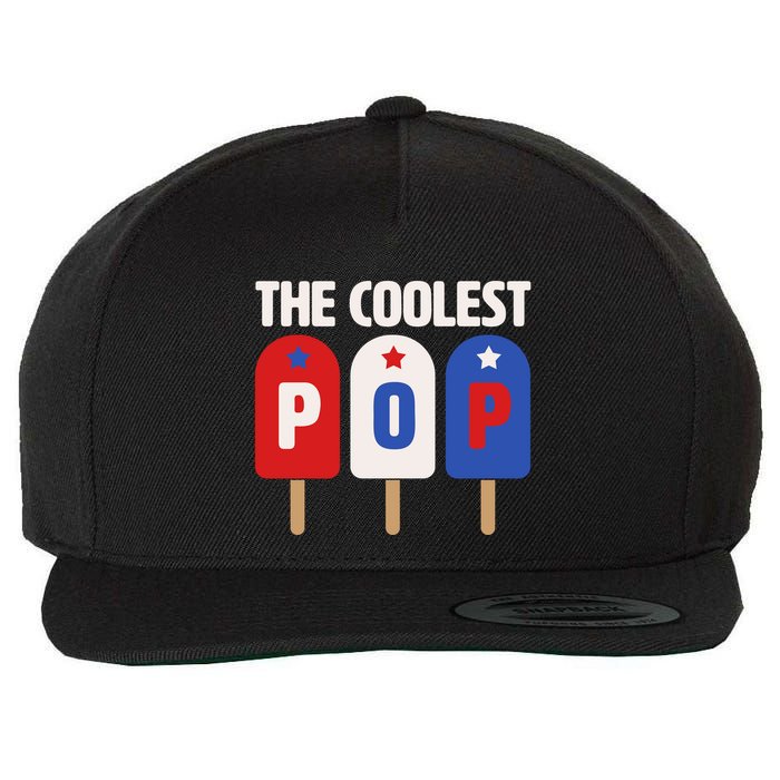 The Coolest Pop Happy Father's Day Popsicles Wool Snapback Cap