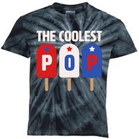 The Coolest Pop Happy Father's Day Popsicles Kids Tie-Dye T-Shirt