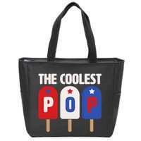The Coolest Pop Happy Father's Day Popsicles Zip Tote Bag
