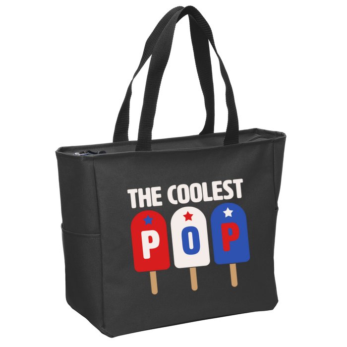 The Coolest Pop Happy Father's Day Popsicles Zip Tote Bag
