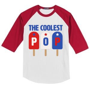 The Coolest Pop Happy Father's Day Popsicles Kids Colorblock Raglan Jersey