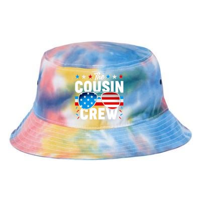 The Cousin Crew USA American Flag Tie Dye Newport Bucket Hat