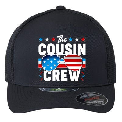 The Cousin Crew USA American Flag Flexfit Unipanel Trucker Cap