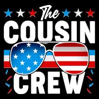 The Cousin Crew USA American Flag T-Shirt