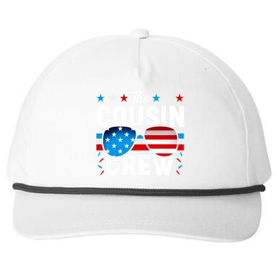 The Cousin Crew USA American Flag Snapback Five-Panel Rope Hat