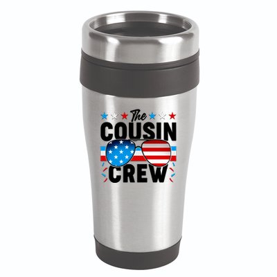 The Cousin Crew USA American Flag 16oz Travel Tumbler