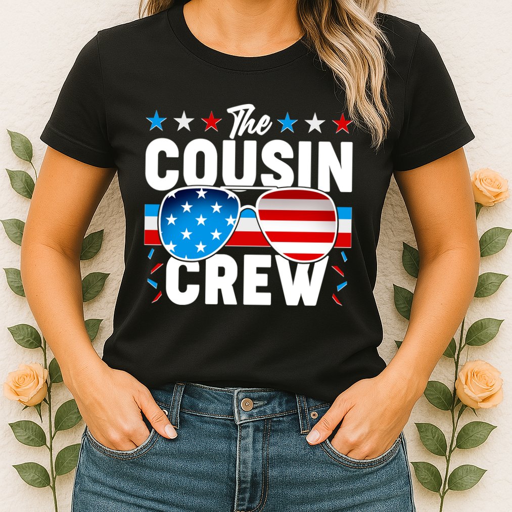 The Cousin Crew USA American Flag Womens T-Shirt