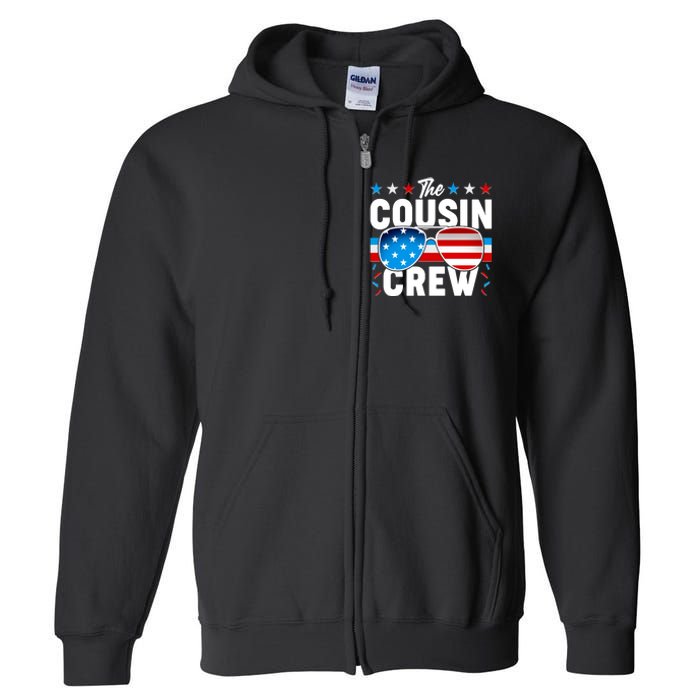 The Cousin Crew USA American Flag Full Zip Hoodie