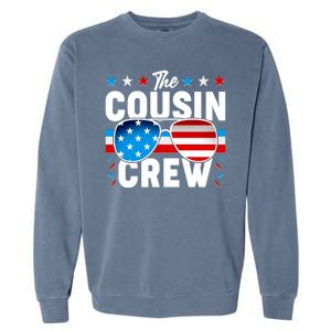 The Cousin Crew USA American Flag Garment-Dyed Sweatshirt