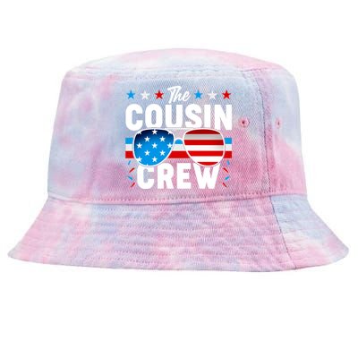 The Cousin Crew USA American Flag Tie-Dyed Bucket Hat