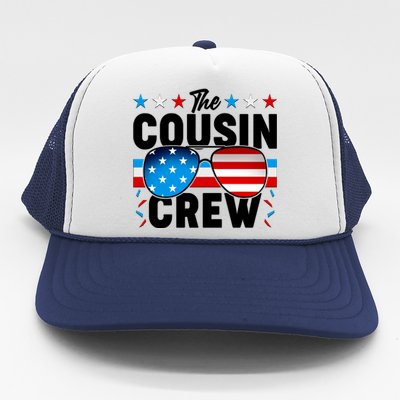 The Cousin Crew USA American Flag Trucker Hat