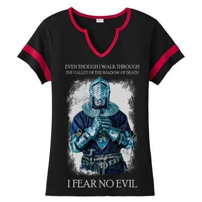 The Crusader Fear No Evil Ladies Halftime Notch Neck Tee