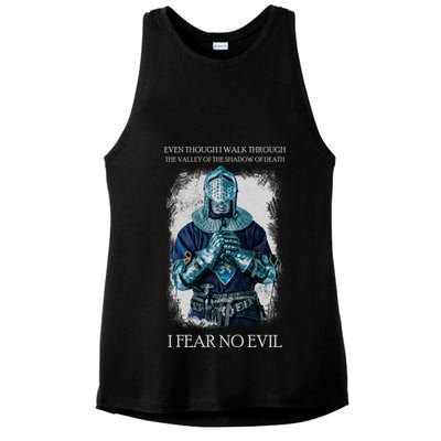 The Crusader Fear No Evil Ladies PosiCharge Tri-Blend Wicking Tank