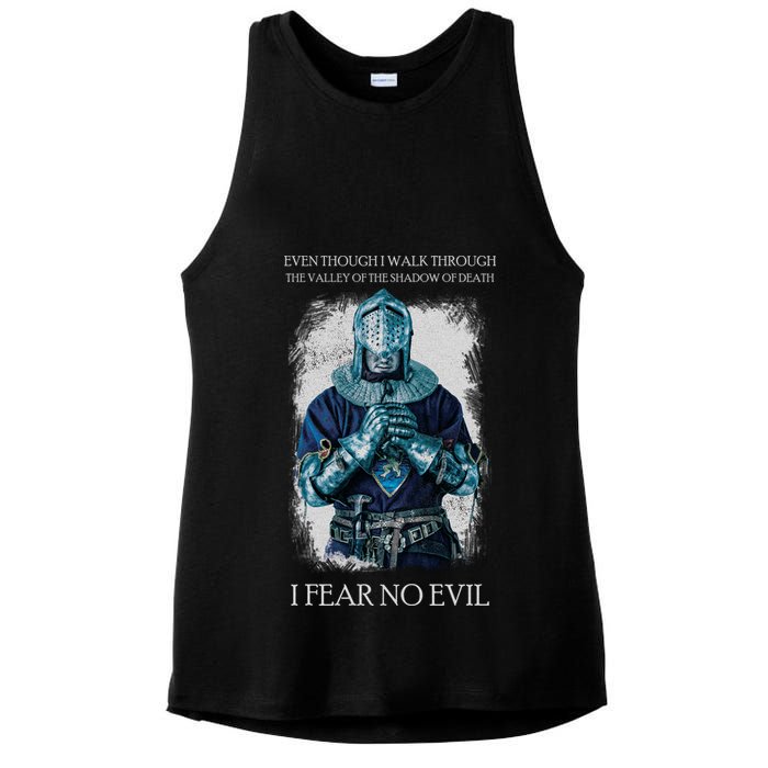 The Crusader Fear No Evil Ladies PosiCharge Tri-Blend Wicking Tank