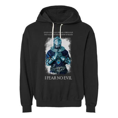 The Crusader Fear No Evil Garment-Dyed Fleece Hoodie
