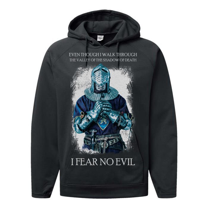 The Crusader Fear No Evil Performance Fleece Hoodie