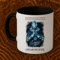 The Crusader Fear No Evil Mug