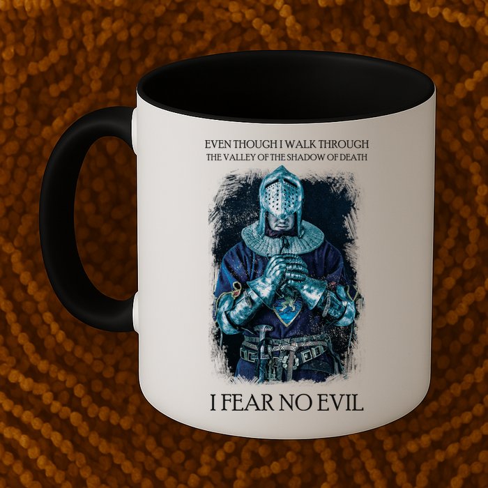 The Crusader Fear No Evil Mug
