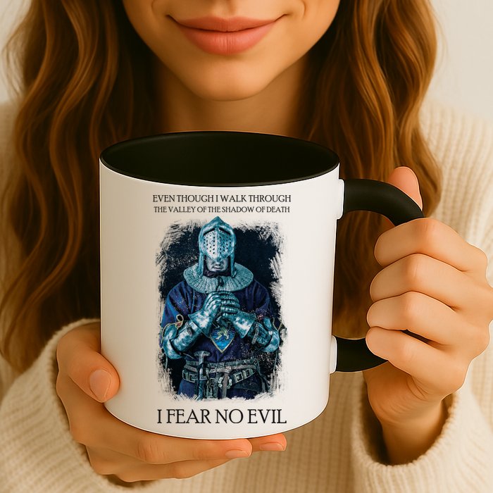 The Crusader Fear No Evil Mug