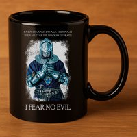 The Crusader Fear No Evil 11oz C Handle Ceramic Mug