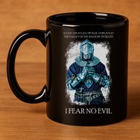 The Crusader Fear No Evil 11oz C Handle Ceramic Mug