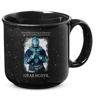 The Crusader Fear No Evil 15oz Campfire Ceramic Mug
