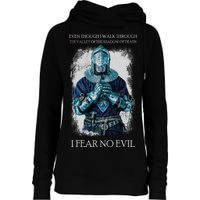 The Crusader Fear No Evil Womens Funnel Neck Pullover Hood