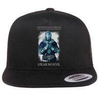 The Crusader Fear No Evil Flat Bill Trucker Hat