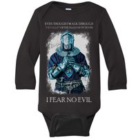 The Crusader Fear No Evil Baby Long Sleeve Bodysuit