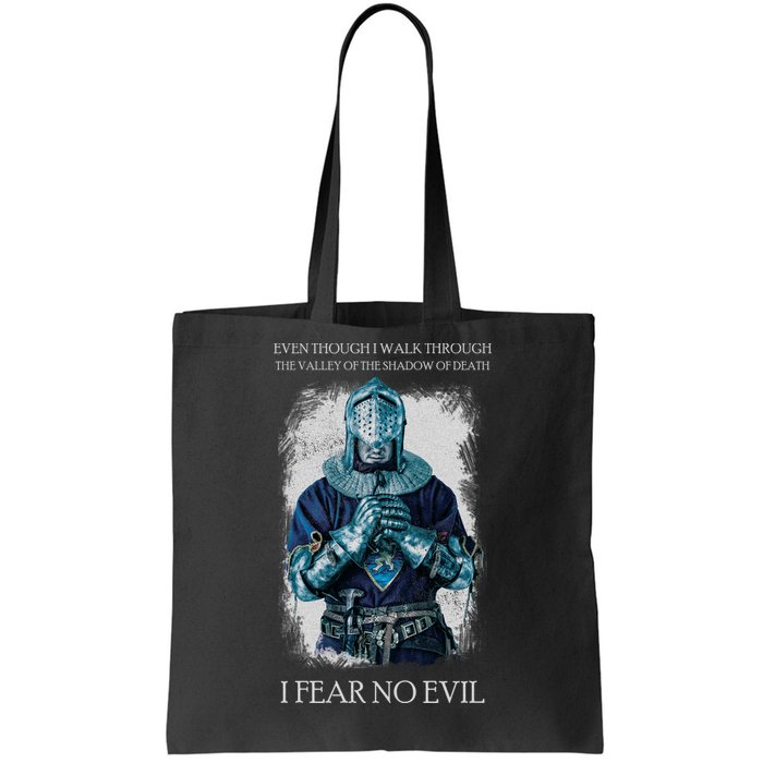 The Crusader Fear No Evil Tote Bag