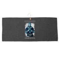 The Crusader Fear No Evil Large Microfiber Waffle Golf Towel