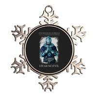 The Crusader Fear No Evil Metallic Star Ornament