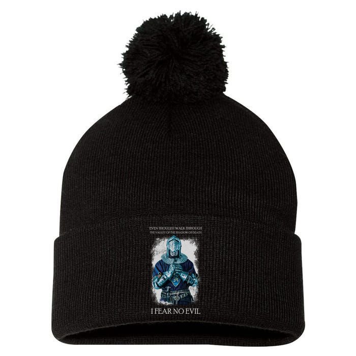 The Crusader Fear No Evil Pom Pom 12in Knit Beanie