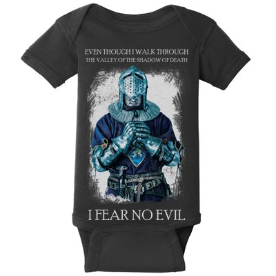 The Crusader Fear No Evil Baby Bodysuit