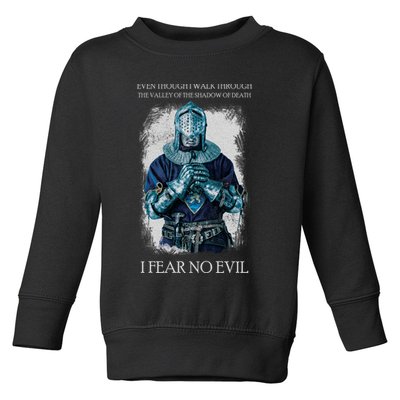 The Crusader Fear No Evil Toddler Sweatshirt