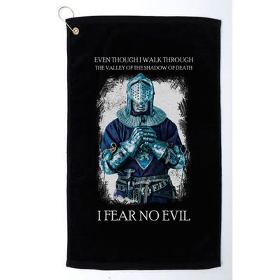 The Crusader Fear No Evil Golf Towel